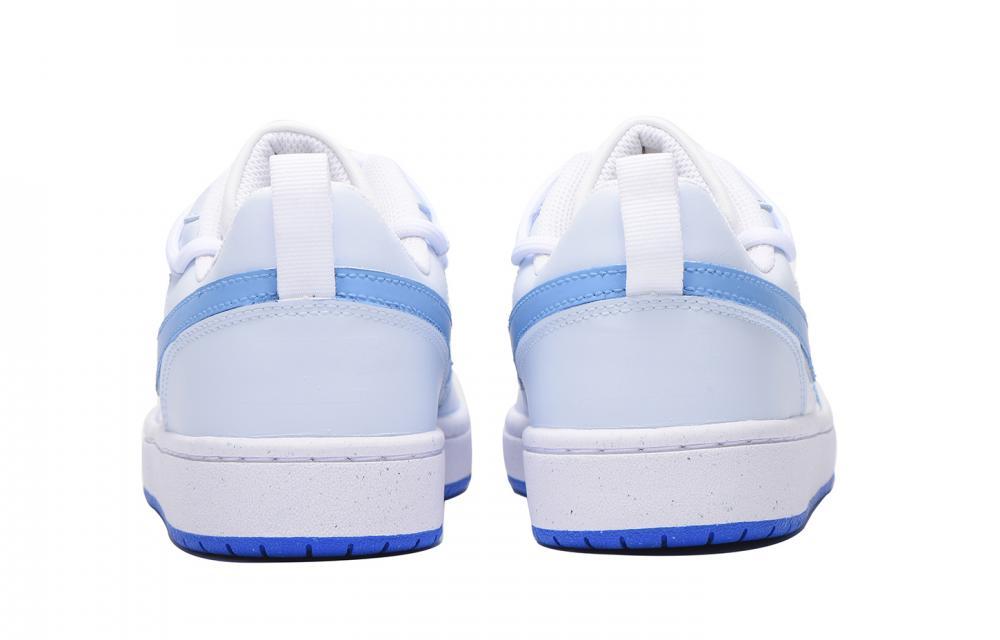 Nike Court Borough Low Chestnut Slip-Resistant Coverage Low-Top Skateboard Shoes GS White Blue купить в интернет-магазине Yoocart с быстрой доставкой по России.