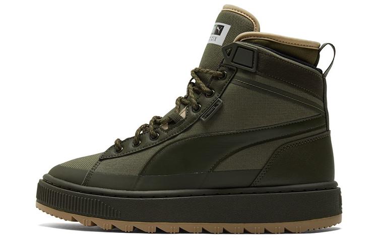 PUMA Unisex Suede Mid Wtr Sneakers Green