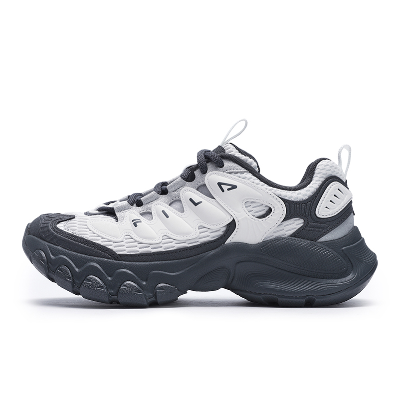 FILA TRUFFLE 2.0 Mushroom Shoes Breathable And Lightweight Low Top Casual Shoes Women's White Black Gray