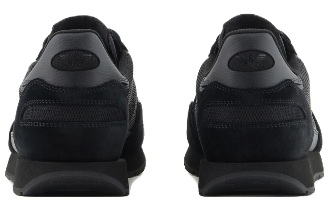 EMPORIO ARMANI Logo-appliqué Suede Sneakers купить в интернет-магазине Yoocart с быстрой доставкой по России.