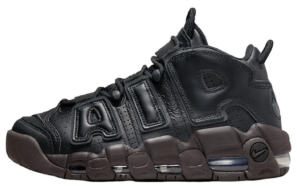 Nike Air More Uptempo Винтажные баскетбольные кроссовки MID Top Black Женские