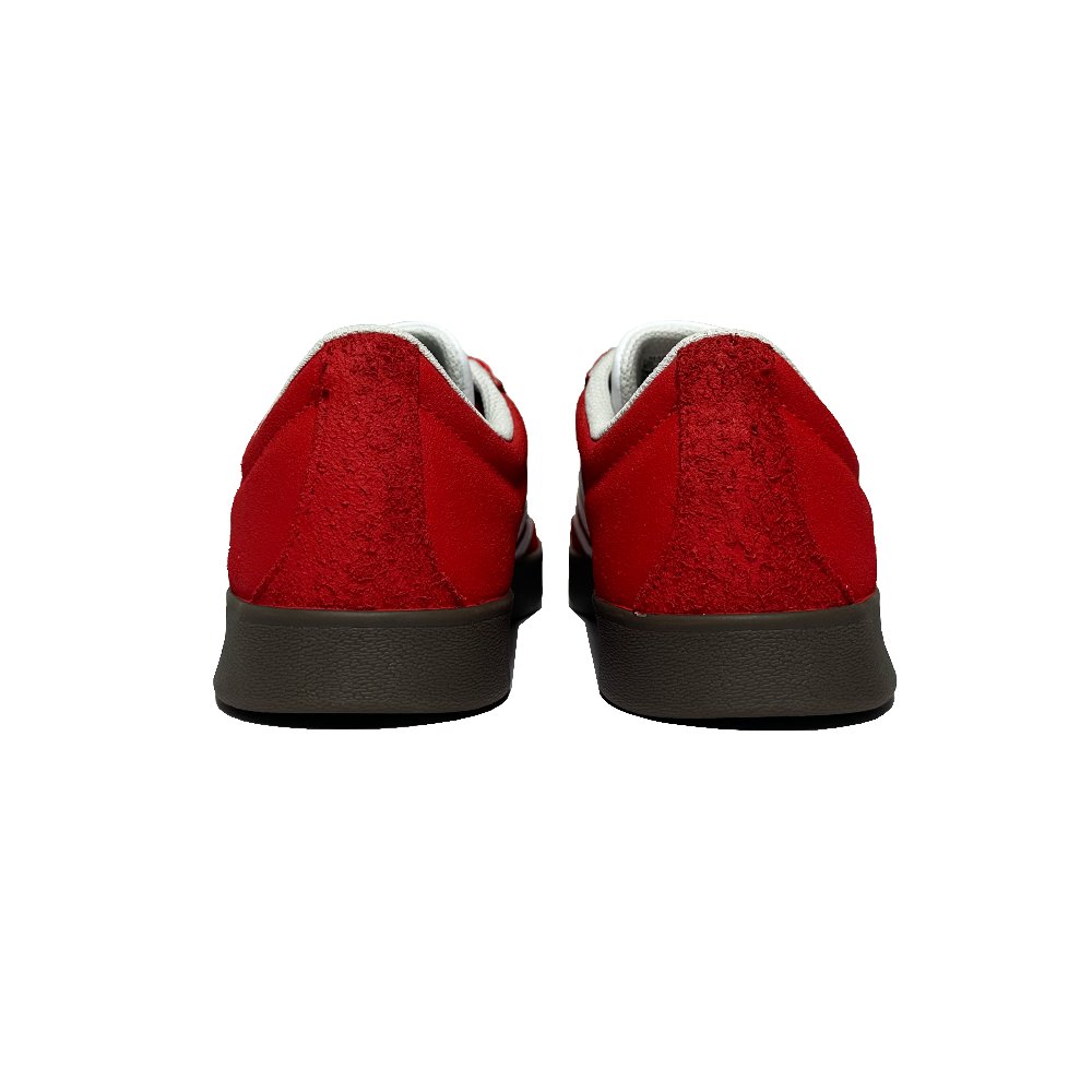 Adidas Neo Vl Court Classic Red Brier Quick Dry And Wear-Resistant Low-Top Skateboard Shoes Unisex Red White