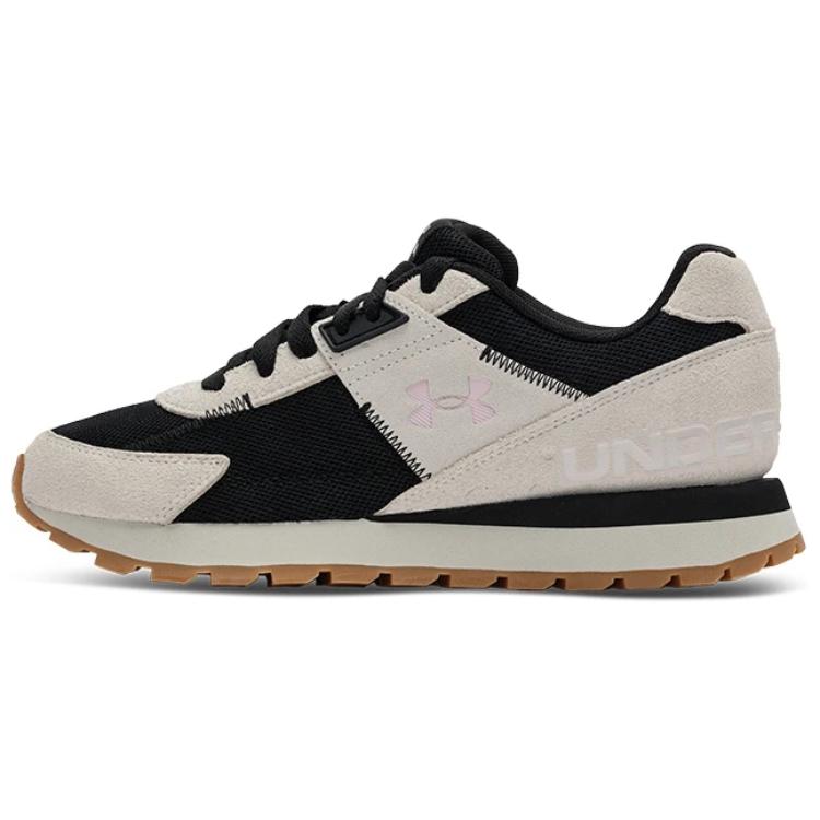 Under Armour Essential Anti-Slip Wear-Resistant Low-Top Casual Running Shoes Women's Beige Black