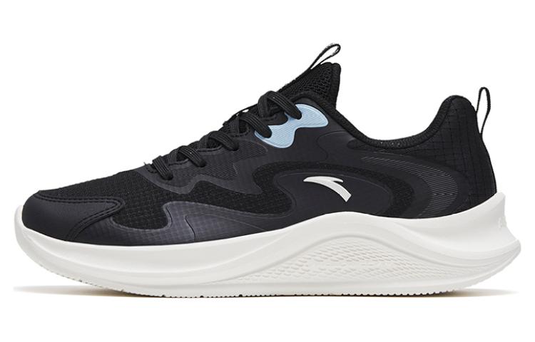 Anta Walk Slip Resistant, Abrasion Resistant, Breathable Low Top Running Shoes Women's Black Blue