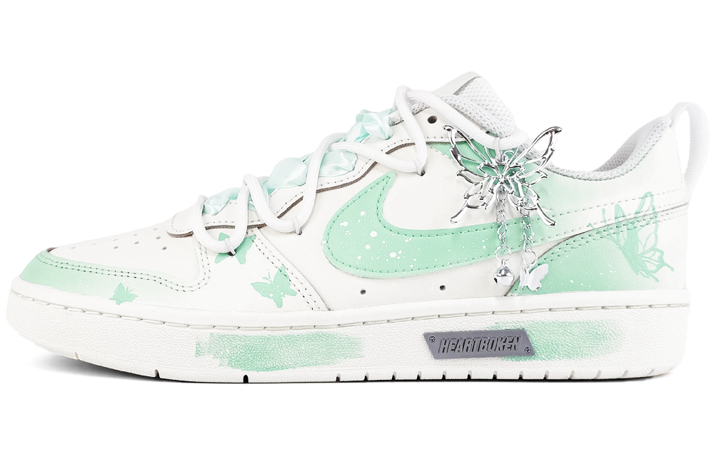 Nike Court Borough Suixin Mint Mambo Anti-Slip Wear-Resistant Low-Top Skateboard Shoes GS Light Green