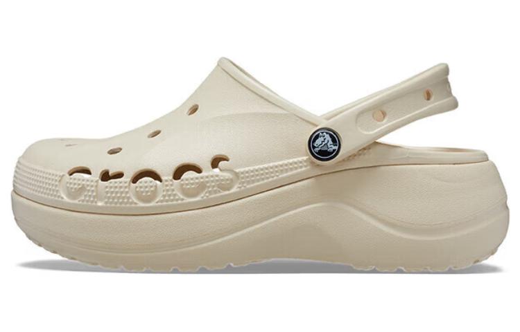 Crocs Baya Platform Clog Clogs 4.1cm Women's Winter Day White
