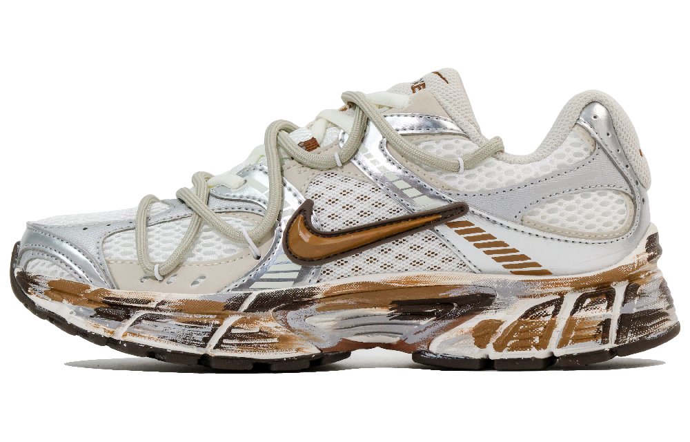 Nike V5 RNR Low Top Running Shoes Women's White Brown