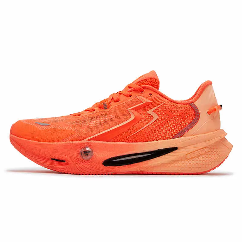 361° Anti-Slip And Wear-Resistant Rebound Low-Top Carbon Plate Casual Sprint Running Shoes Men's Orange