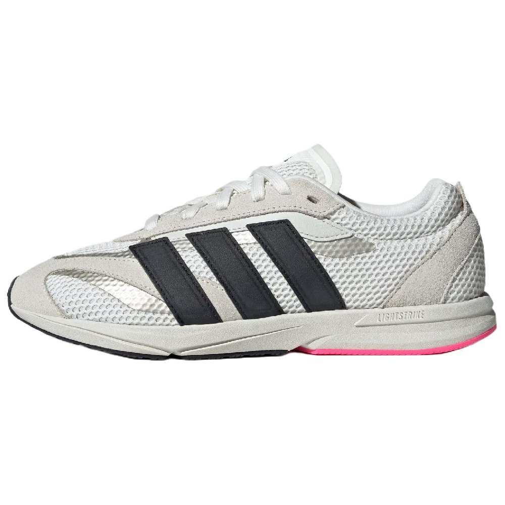 Adidas LIGHTBLAZE Wear resistant And Lightweight Low Top Casual Running Shoes Women's Jade White
