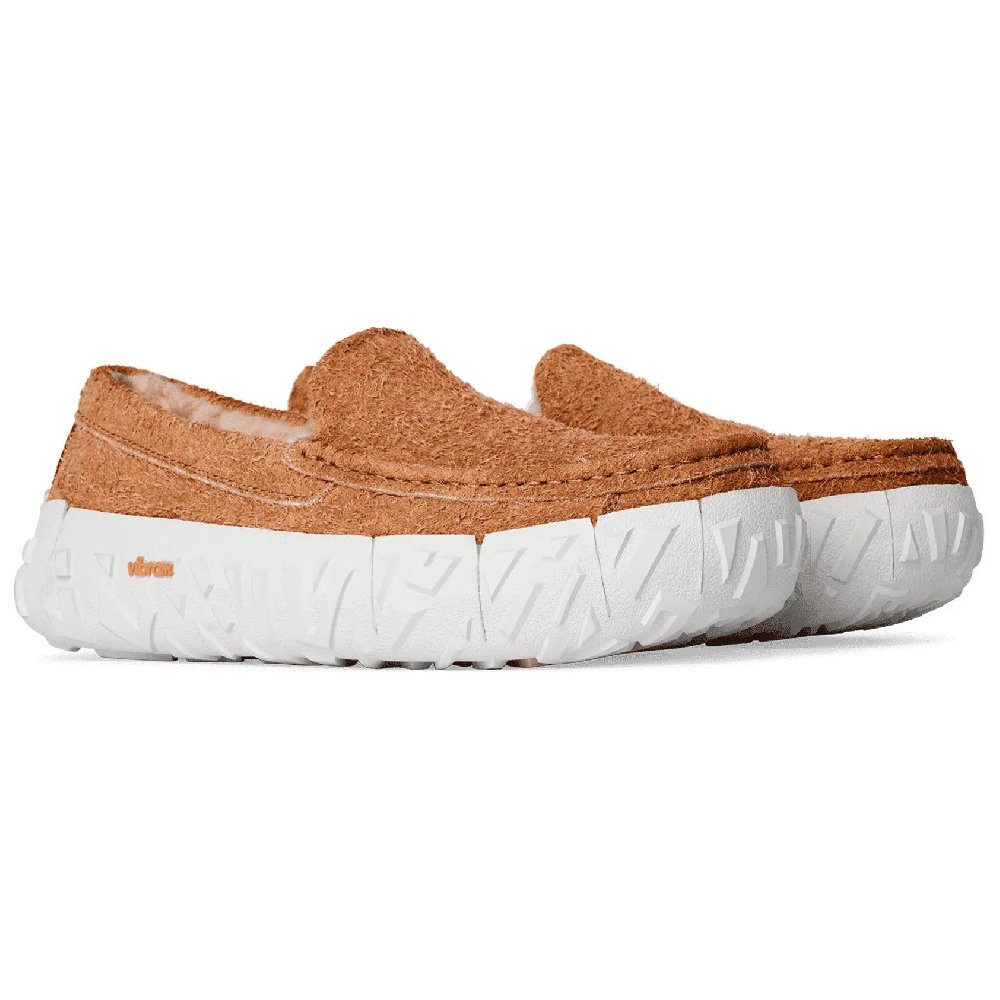 UGG Ascot Wrap Tech Loafers Men's Yellow Brown