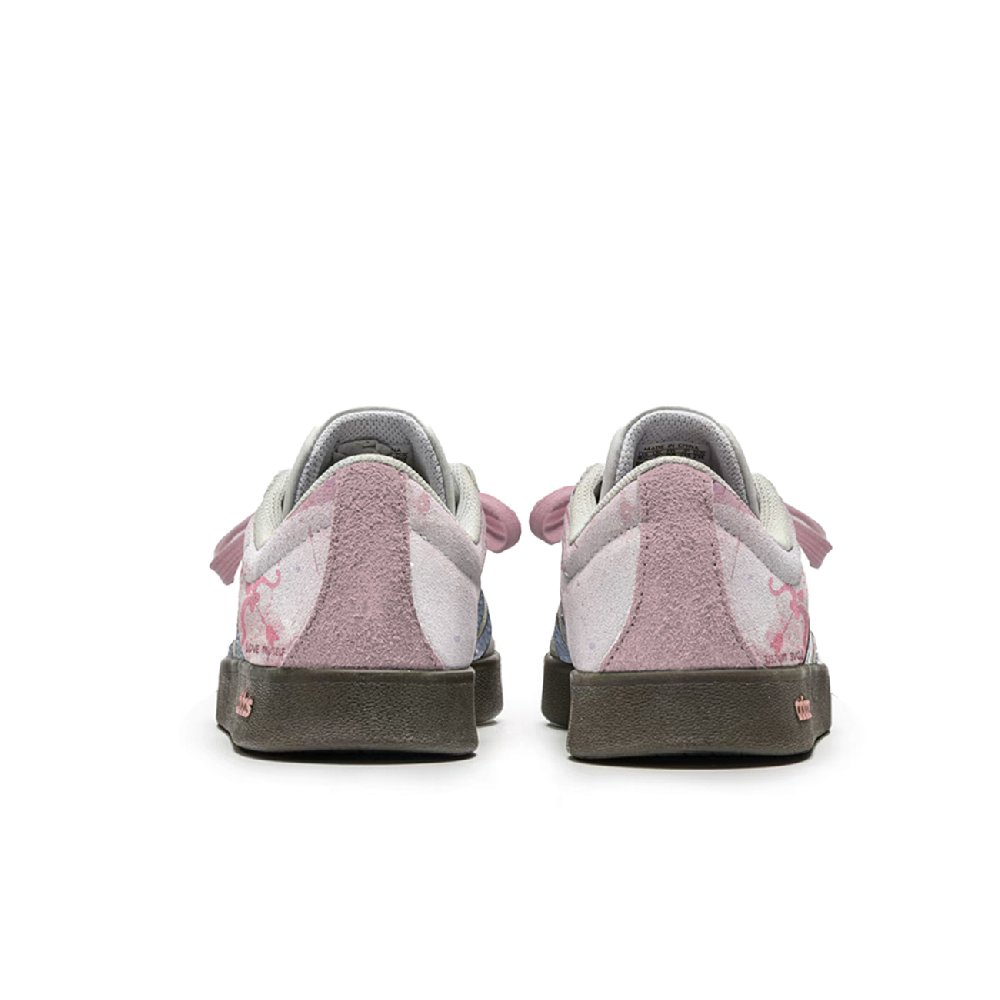 Adidas Neo VL Court 2.0 Low Top Skateboard Shoes Unisex Pink Brown