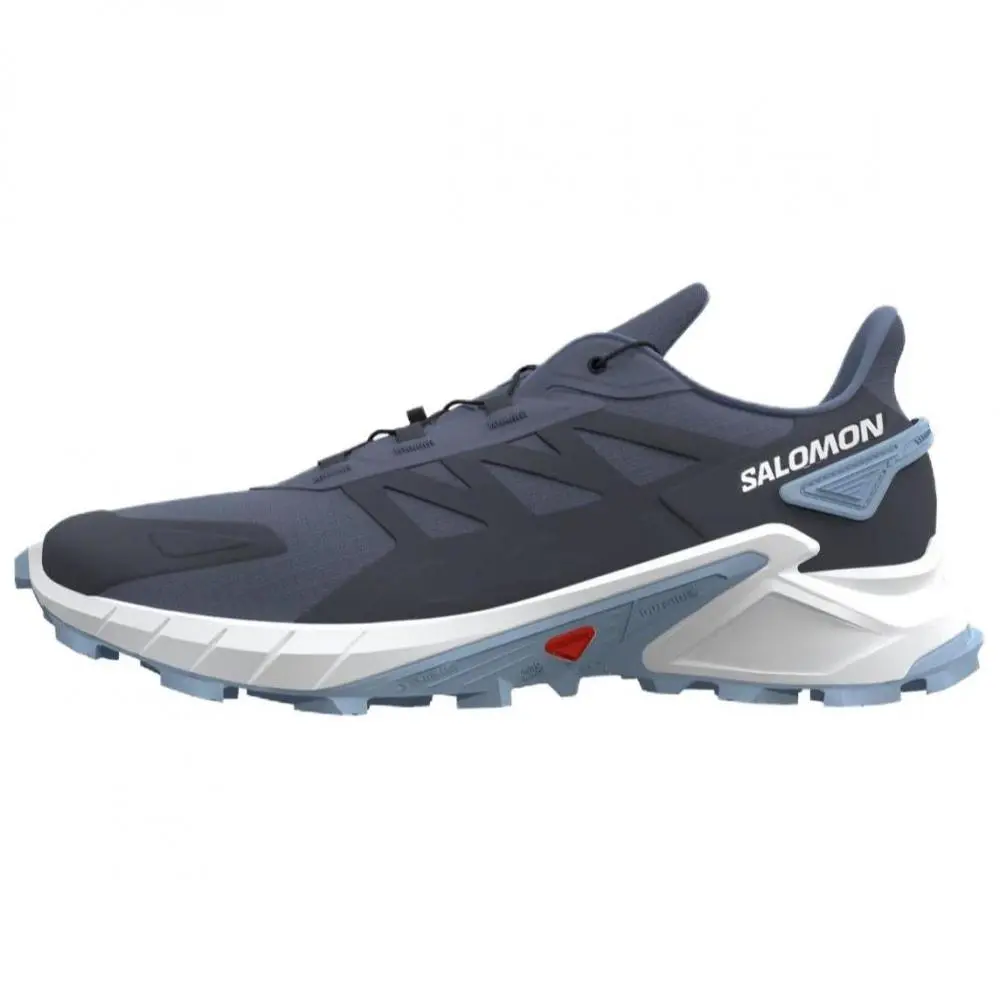SALOMON Supercross 4 Shock Absorbers Slip Resistant Low Top Running Shoes Women's Dark Blue