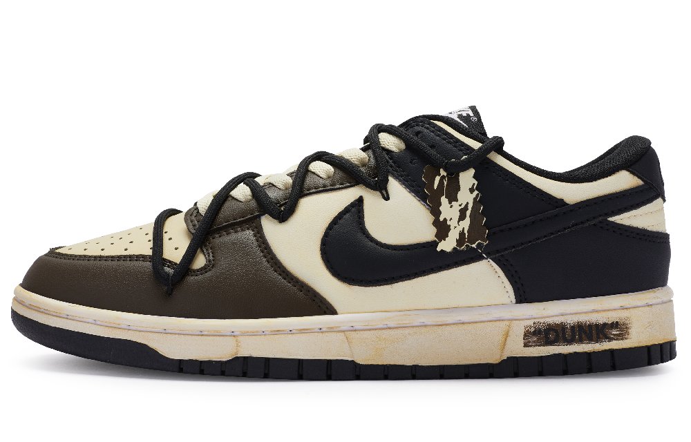 Nike Dunk 811 Manufacturing Slip-Resistant Cushioning Low-Top Skateboard Shoes Men's Beige Brown