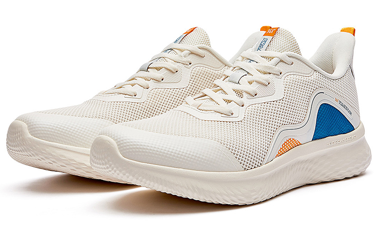 361° Wear-Resistant Low-Top Running Shoes Men's Feather White