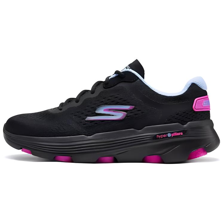 Skechers WOMEN'S GO Series Wear-Resistant Low-Top Running Shoes Women's Black