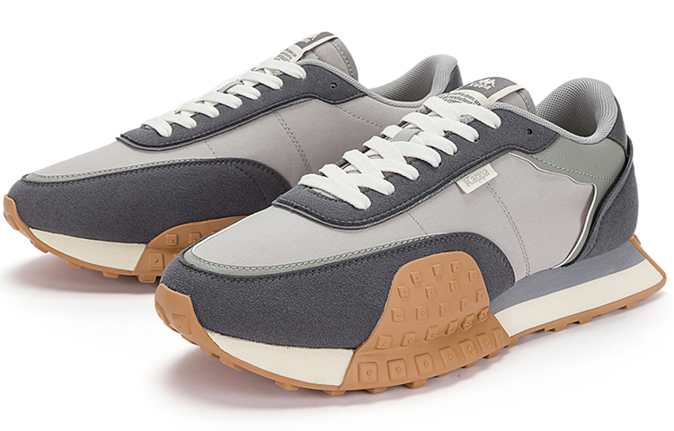 Kappa Anti Slip Wear Resistant Low Top Running Shoes Unisex Premium Gray купить в интернет-магазине Yoocart с быстрой доставкой по России.