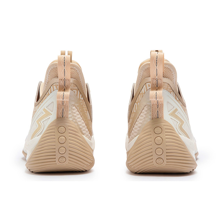 361° Zen 6 Basketball Shoes Men Low-Top Feather White/Champagne Gold купить в интернет-магазине Yoocart с быстрой доставкой по России.