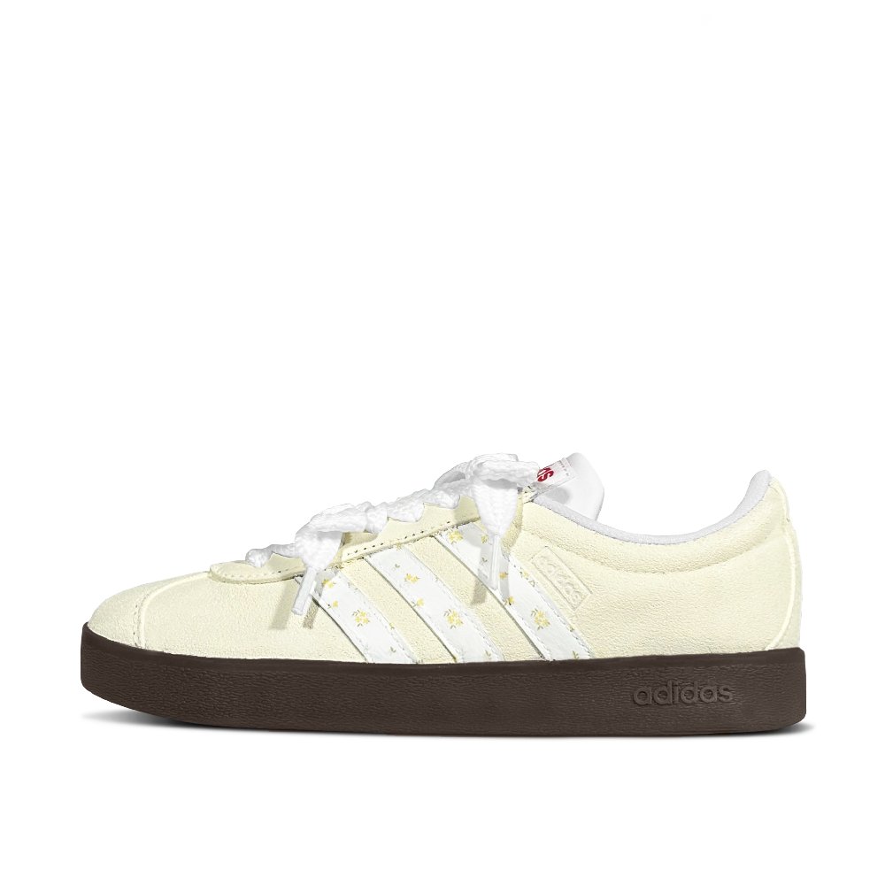 Adidas Neo VL Court 2.0 Low Top Skateboard Shoes Unisex Yellow