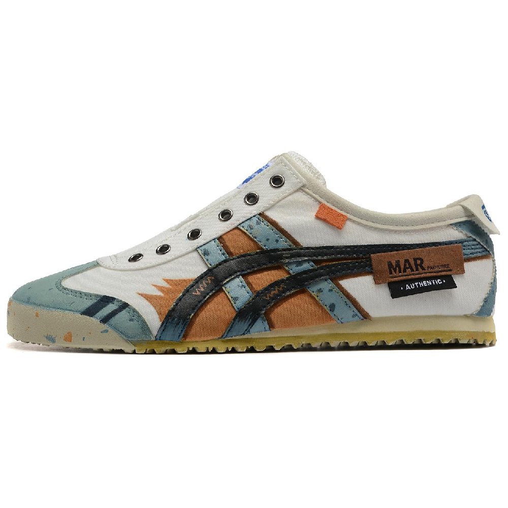 Onitsuka Tiger MEXICO 66 Casual Shoes Unisex Low-Top White Blue Black Brown