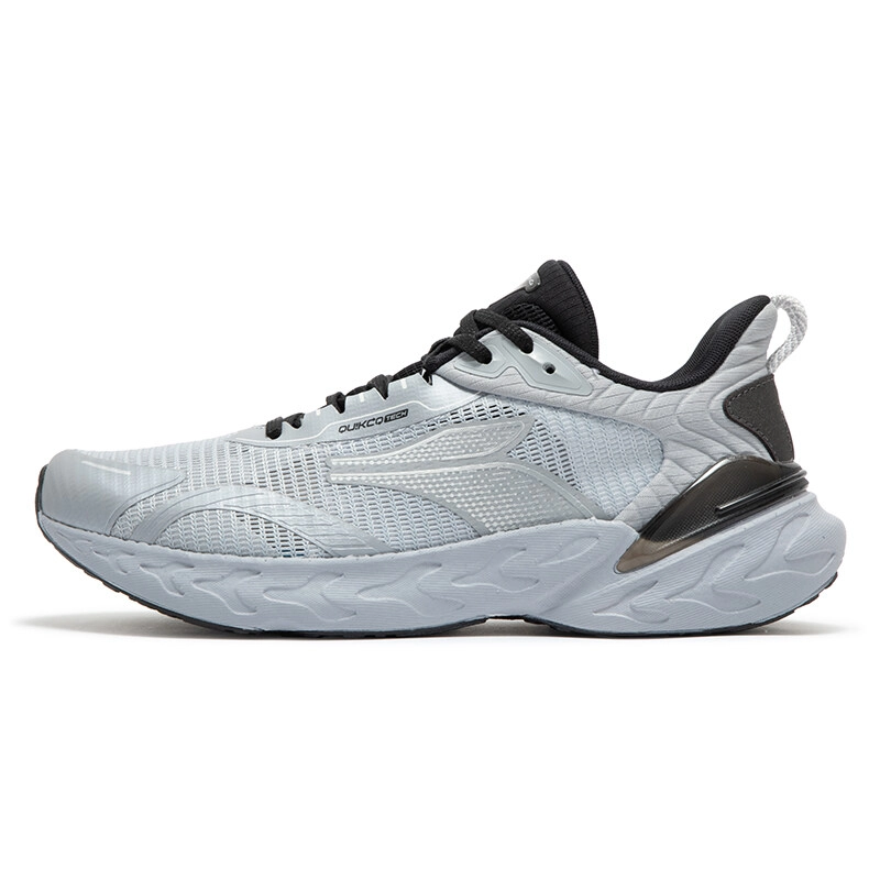 361° Bubble 3.5 Durable Breathable Lightweight Low-Top Casual Running Shoes Men's Gray Black