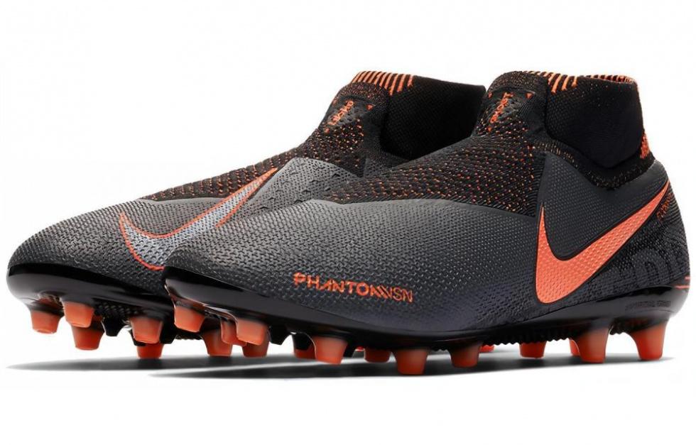 Nike Phantom Vision Elite 'Grey Black Orange' купить в интернет-магазине Yoocart с быстрой доставкой по России.