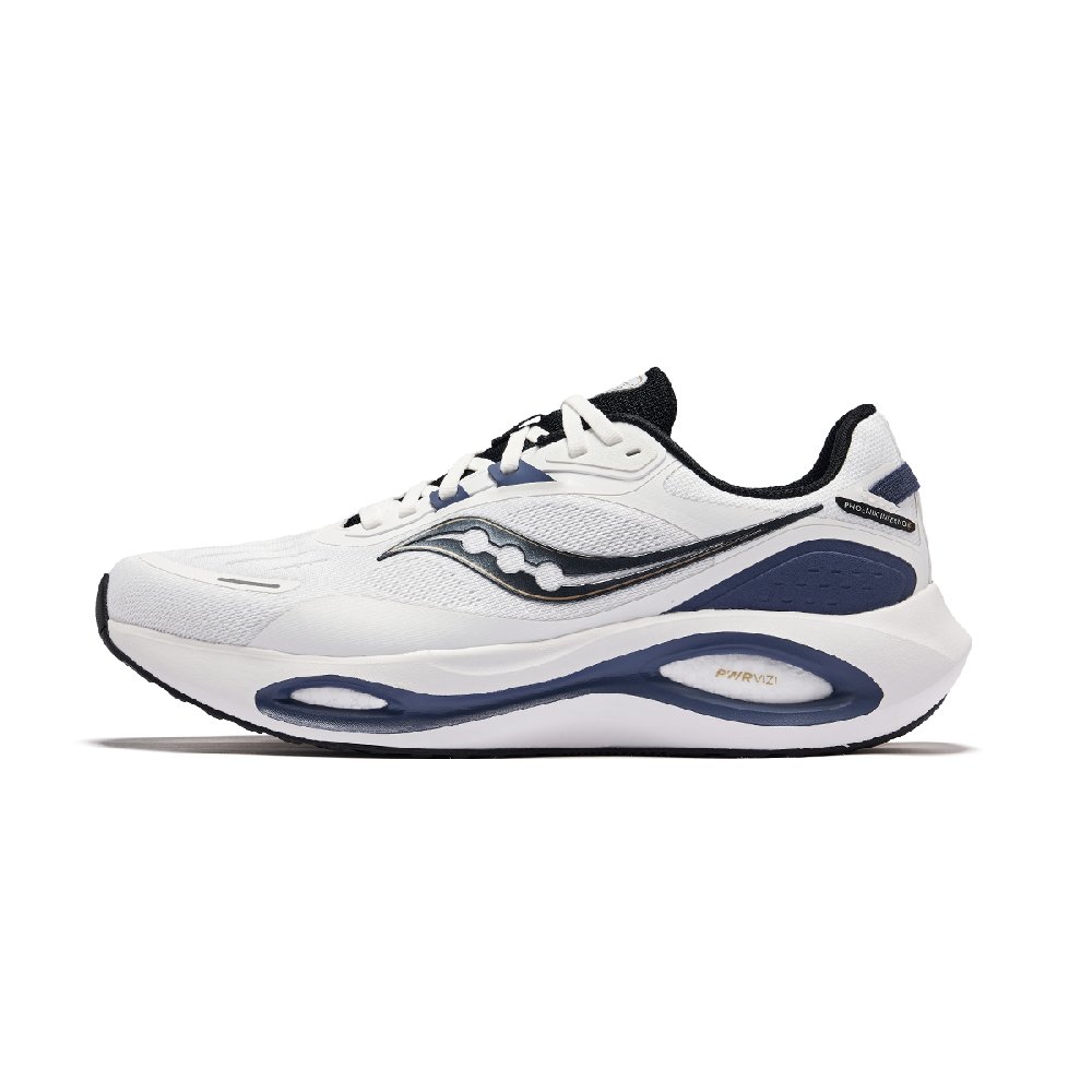 Saucony Phoenix Inferno 3 Anti Slip Wear Resistant Low Top Casual City Commute Training Running Shoes Unisex White Blue
