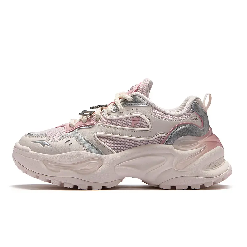 FILA FUSION EVA Gummies Height Increasing Low top Chunky Sneakers Women's Pink