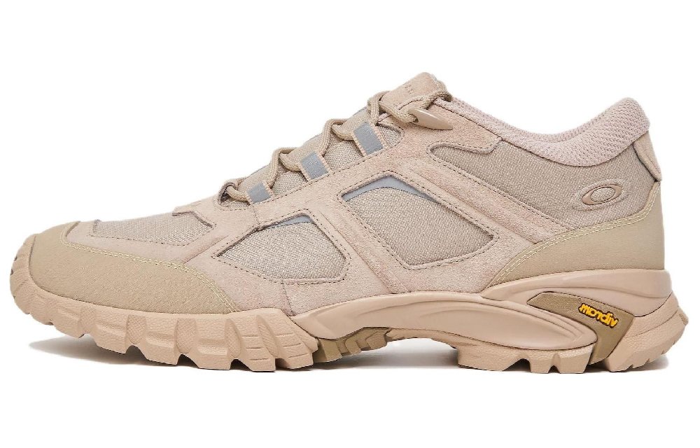 Oakley Sierra Terrain Wear-Resistant Low-Top Hiking/Trekking Shoes Unisex Beige Pink