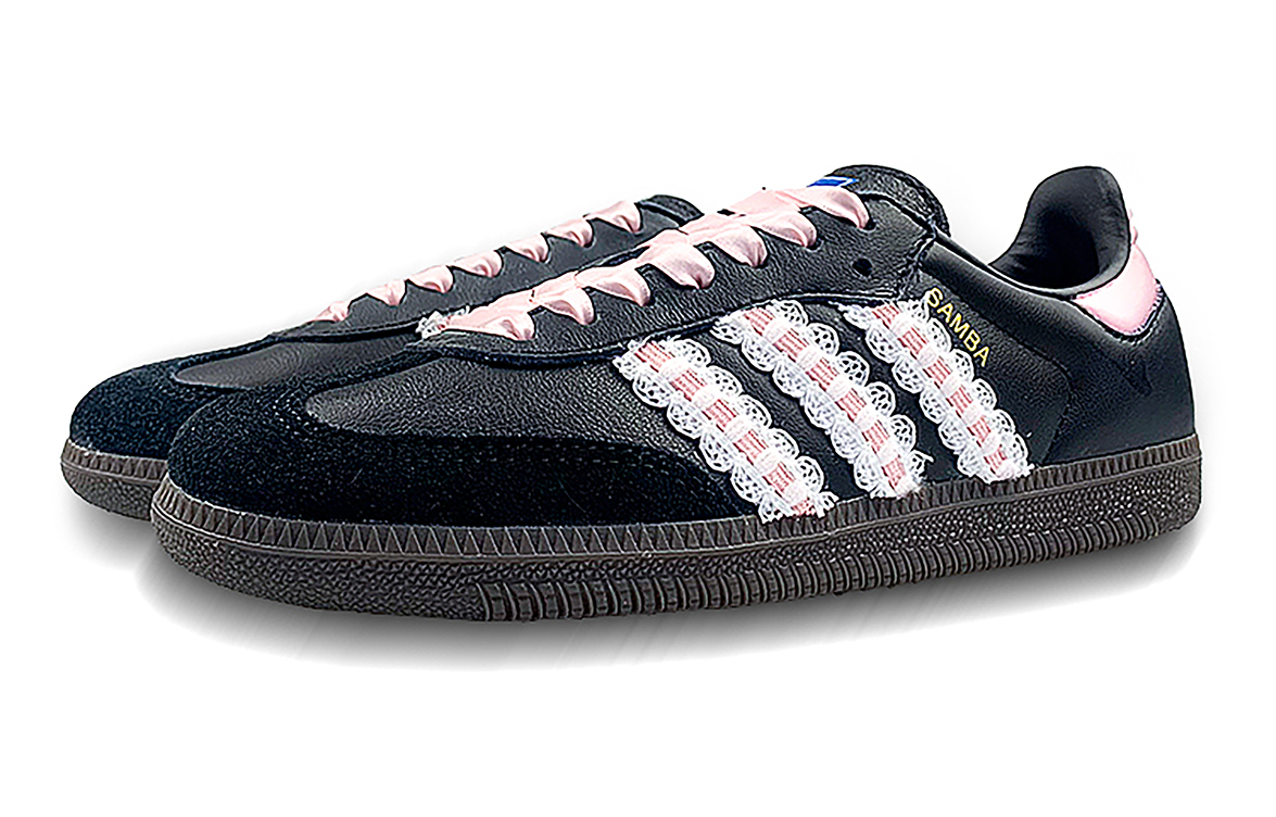 Adidas Originals SAMBA OG Abrasion Resistant Low Top Skateboard Shoes Unisex Black Pink купить в интернет-магазине Yoocart с быстрой доставкой по России.