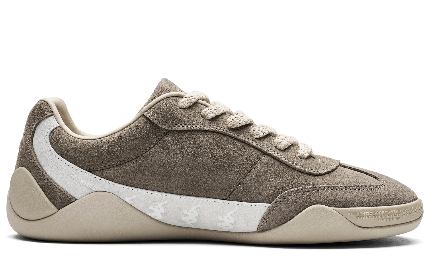 Kappa Urban Sports Back to Back Abrasion Resistant Low top Skateboard Shoes Unisex Taupe Gray купить в интернет-магазине Yoocart с быстрой доставкой по России.