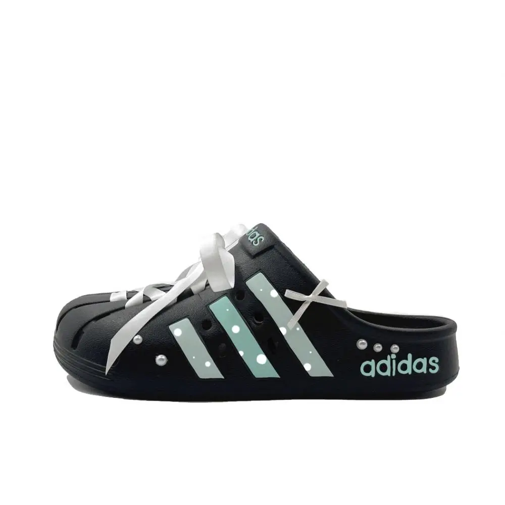 Adidas ADILETTE CLOGS Closed Toe Slippers Unisex Black