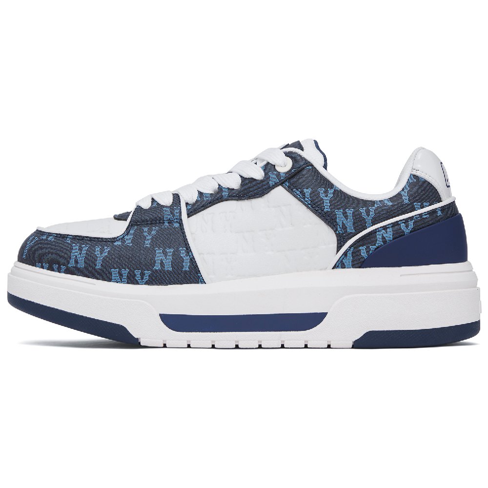 MLB Chunky Liner Low Top Casual Shoes Unisex Navy Blue
