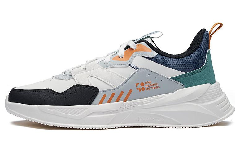 361° Anti Slip Wear Resistant Low Top Sports Casual Shoes Men's White Black Blue