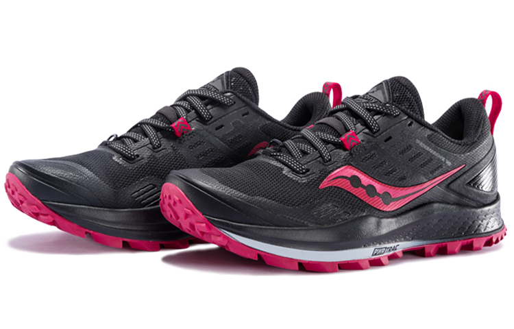 saucony Women's Peregrine 10 Wide 'Black Barberry' купить в интернет-магазине Yoocart с быстрой доставкой по России.