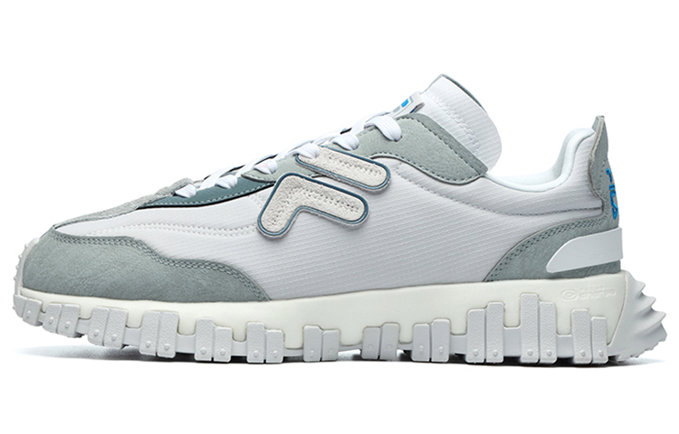 FILA FUSION HERITAGE RUNNING Low Top Chunky Sneakers Men's Gray