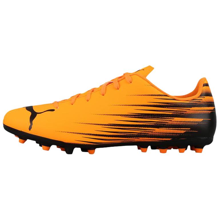 PUMA ATTACANTO 2 Abrasion Resistant Breathable Soccer Shoes Unisex Orange Black