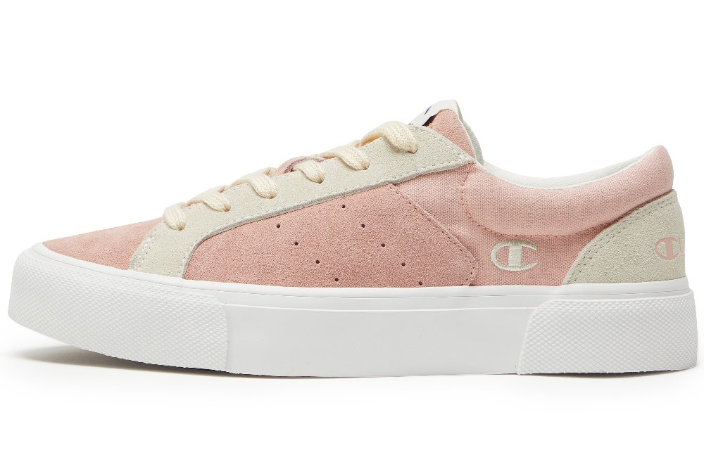 Champion Essentials Heritage Low Cushioning, Wear Resistant Low Top Skateboard Shoes Unisex Pink