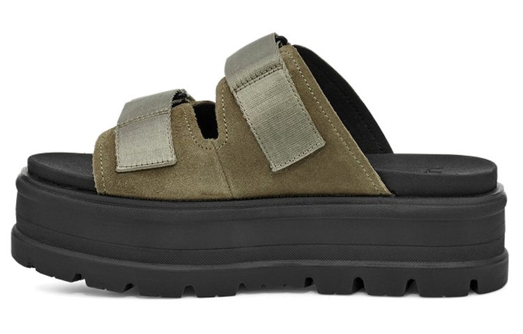 UGG Clem Outdoor Thick Sole Fashion Sandals 'Brown' Women's