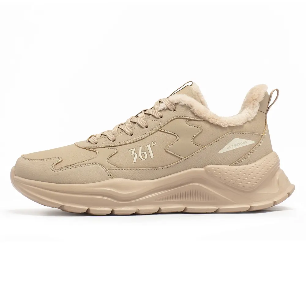 361° Water-Resistant Lightweight Rebound Low-Top Casual Running Shoes Men's Tan