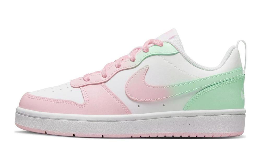 Nike Court Borough Low Pure Love Girl Low-Top Skateboard Shoes GS Pink Green White