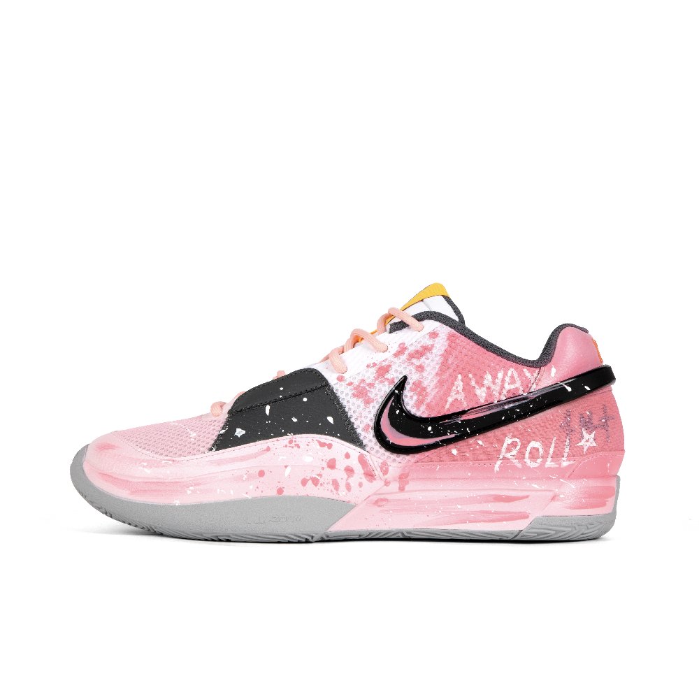 Nike Ja 1 Slip Resistant, Abrasion Resistant, Breathable Low Top Basketball Shoes Unisex Pink