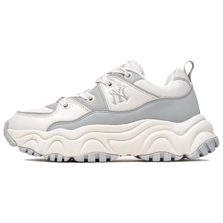 MLB New York Yankees Height Increasing Chunky Sneakers Women's Beige