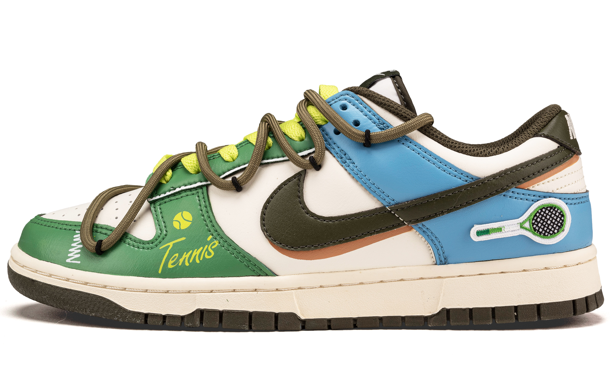 Nike Dunk Abrasion Resistant Low top Skateboard Shoes Unisex Blue Green купить в интернет-магазине Yoocart с быстрой доставкой по России.