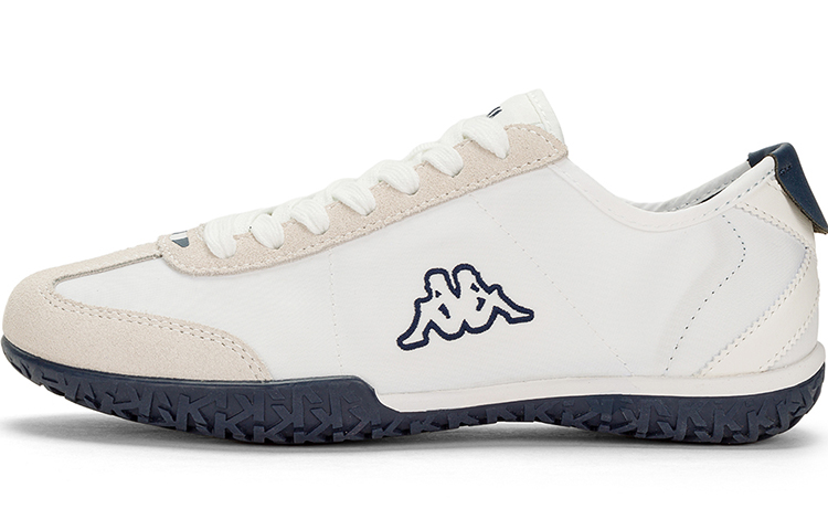 Kappa Slip Resistant, Abrasion Resistant, Lightweight Low Top Running Shoes Unisex White Blue