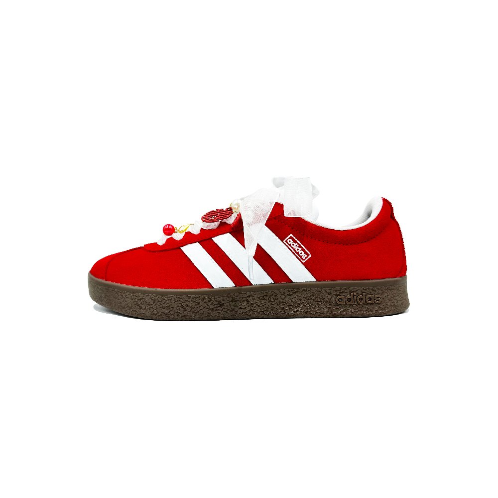 Adidas Neo VL Court 2.0 Skateboard Shoes Unisex Low-Top Red/White