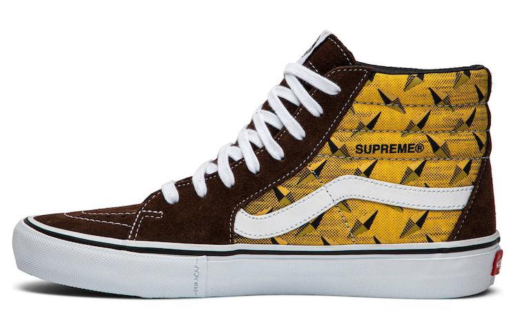 Sk8 Supreme X Vans Hi Pro 'Diamond Plate Brown'