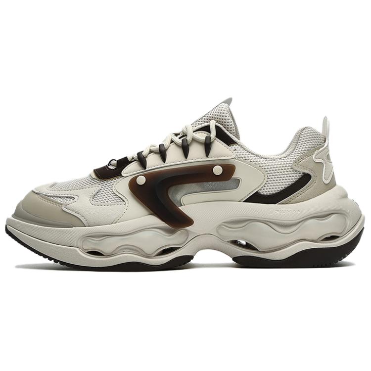 FILA Fusion Low Top Running Shoes Men's Beige Black