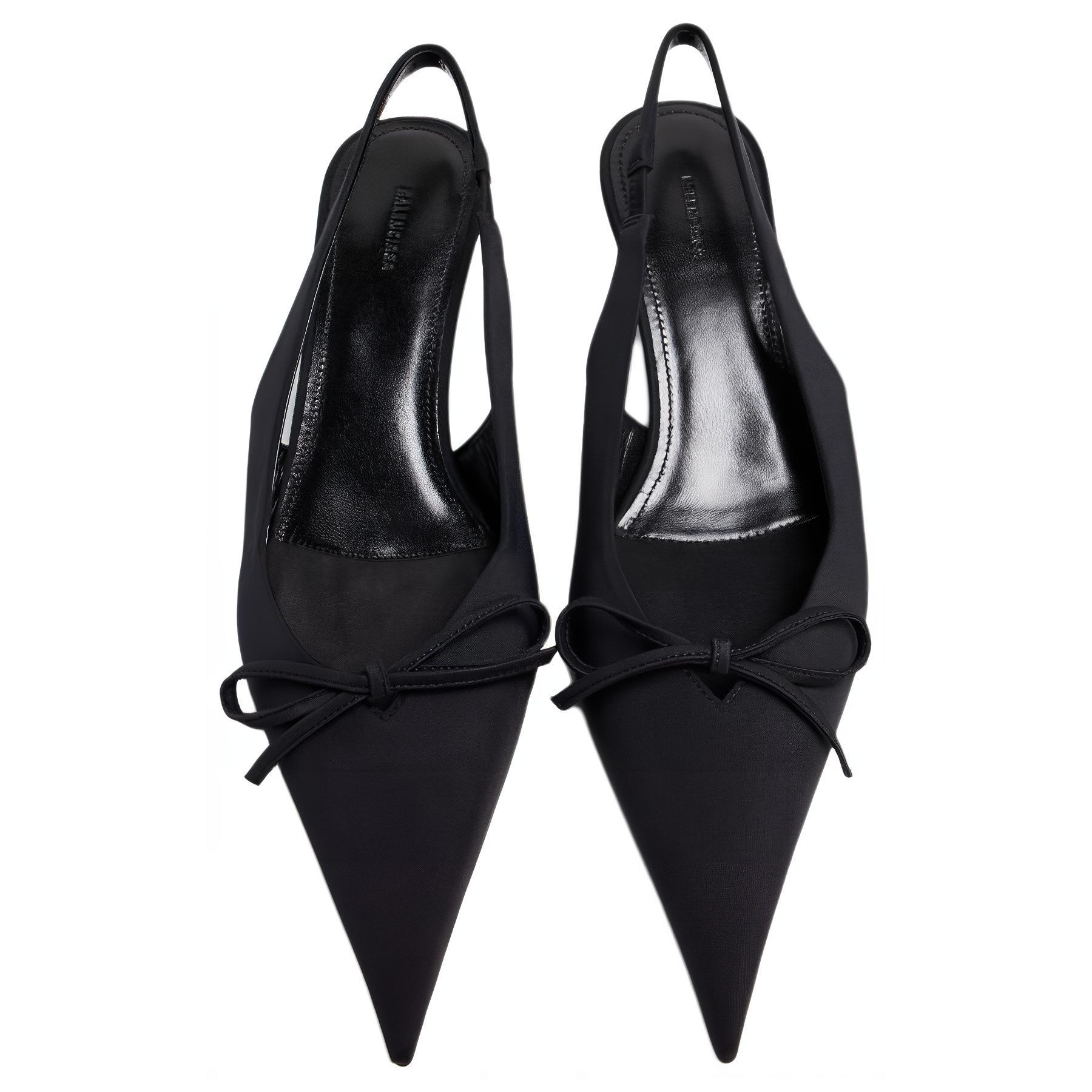Balenciaga Knife Bow Slingback Pumps купить в интернет-магазине Yoocart с быстрой доставкой по России.