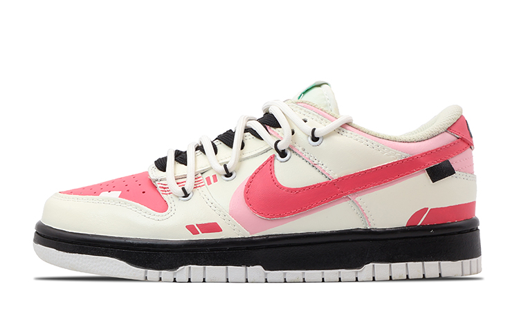 Nike Dunk Low Low-Top Skateboard Shoes Men's Pink