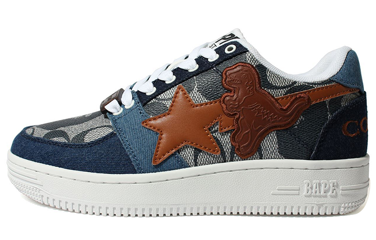 BAPE A BATHING APE Bape Sta Low Coach Blue
